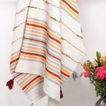 Blaze Embroidered Throw