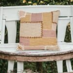 Colour Scape Embroidered Cushion