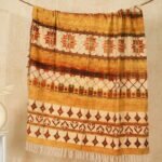Sunset Bloom Embroidered Throw